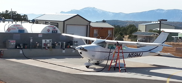 Cessna 182N at MPG East Fueling Station